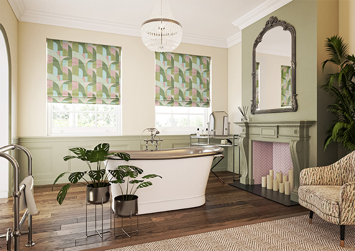 Varadero Velvet, Avocado - Twist&Fit Roman Blind - Image 6